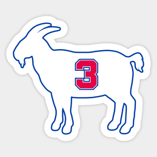 Drazen Petrovic New Jersey Goat Qiangy Sticker